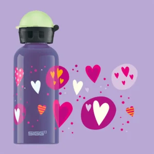 Kids Water Bottle Glow Heartballons 0.4 L