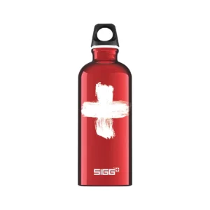 Water Bottle Swiss Red 0.6 L