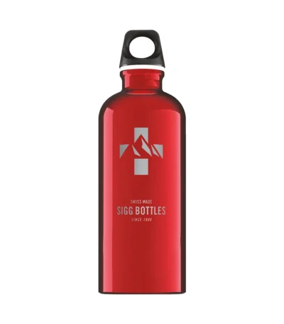 Water Bottle Mountain Red 0.6 L