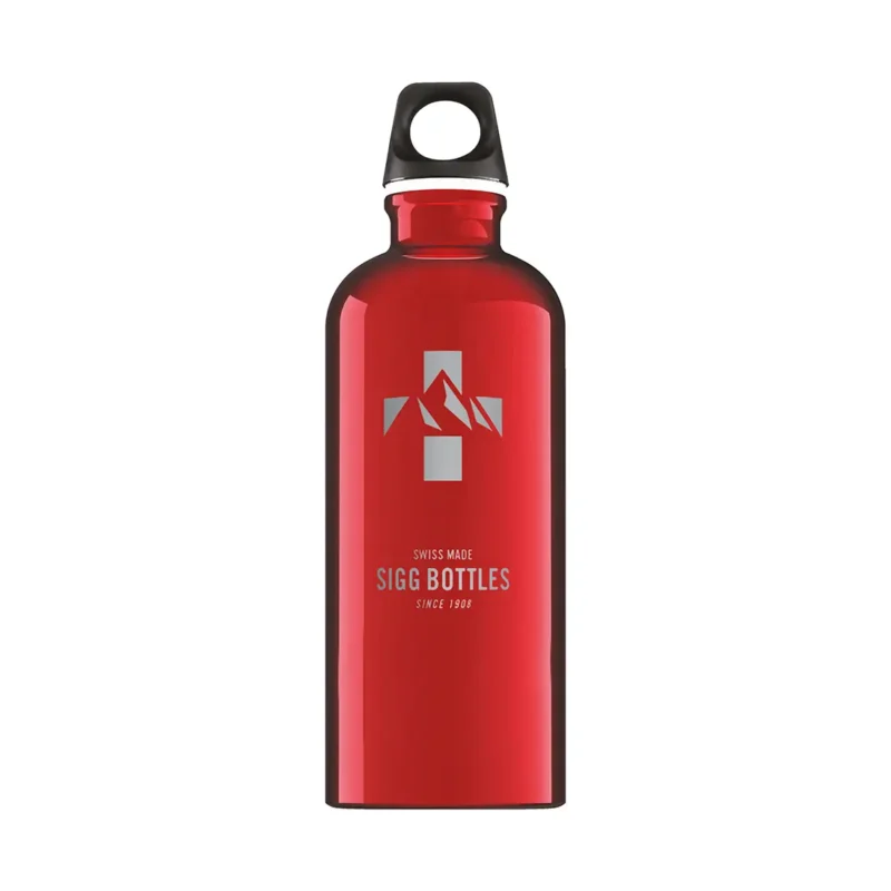 Water Bottle Mountain Red 0.6 L