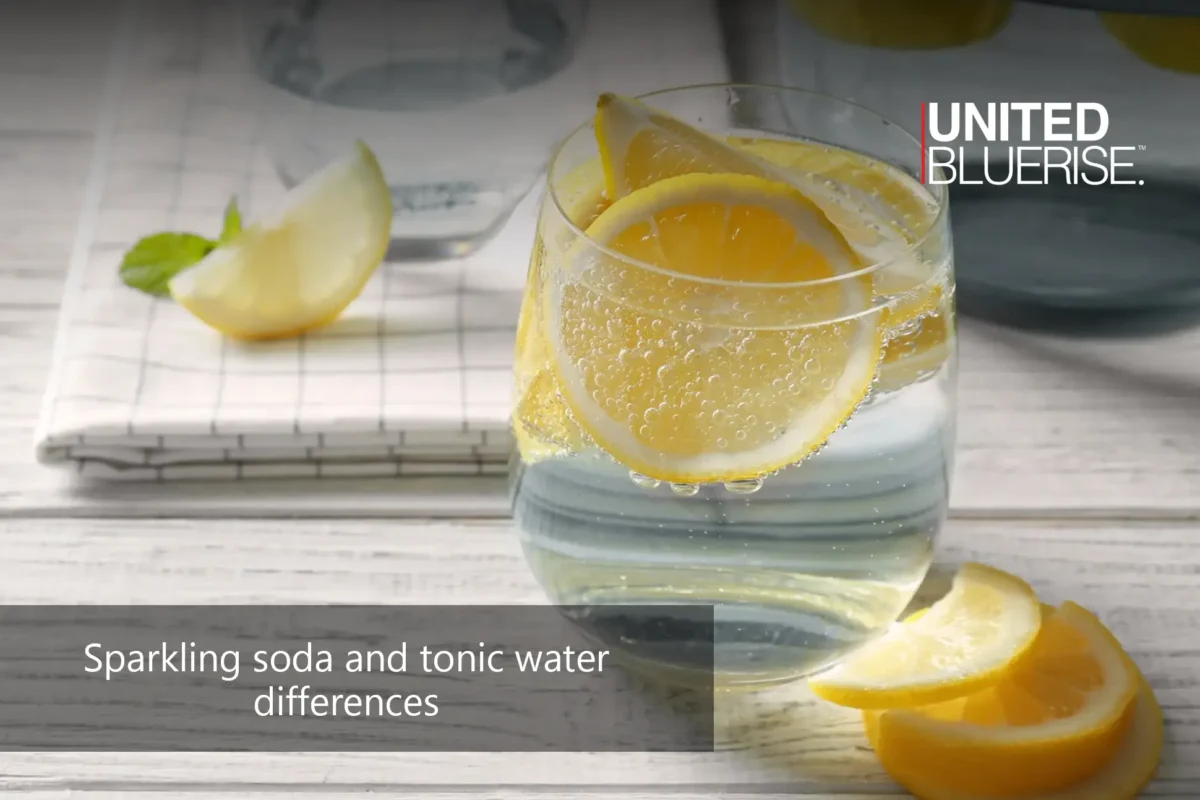 sparkling soda and tonic water differences